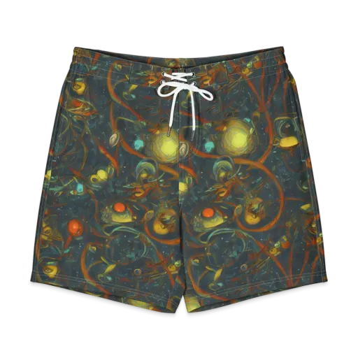 Deepwater Fire on a Men's Board Shorts