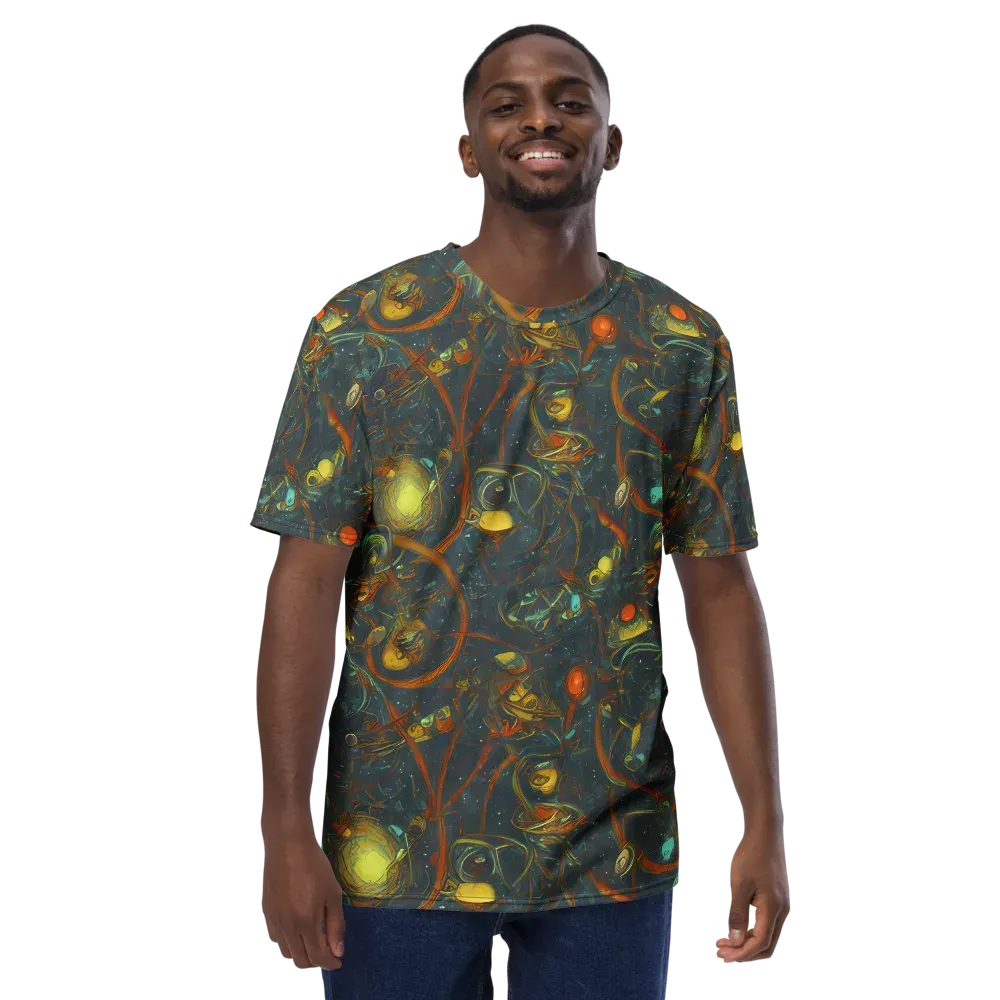 Deepwater Fire on Men's Crew Neck T-Shirt — Front