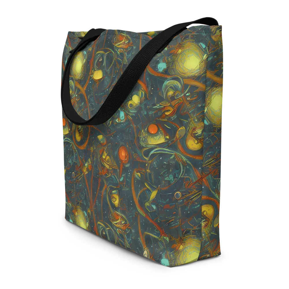 Deepwater Fire on Large Tote Bag W/ Pocket — Front