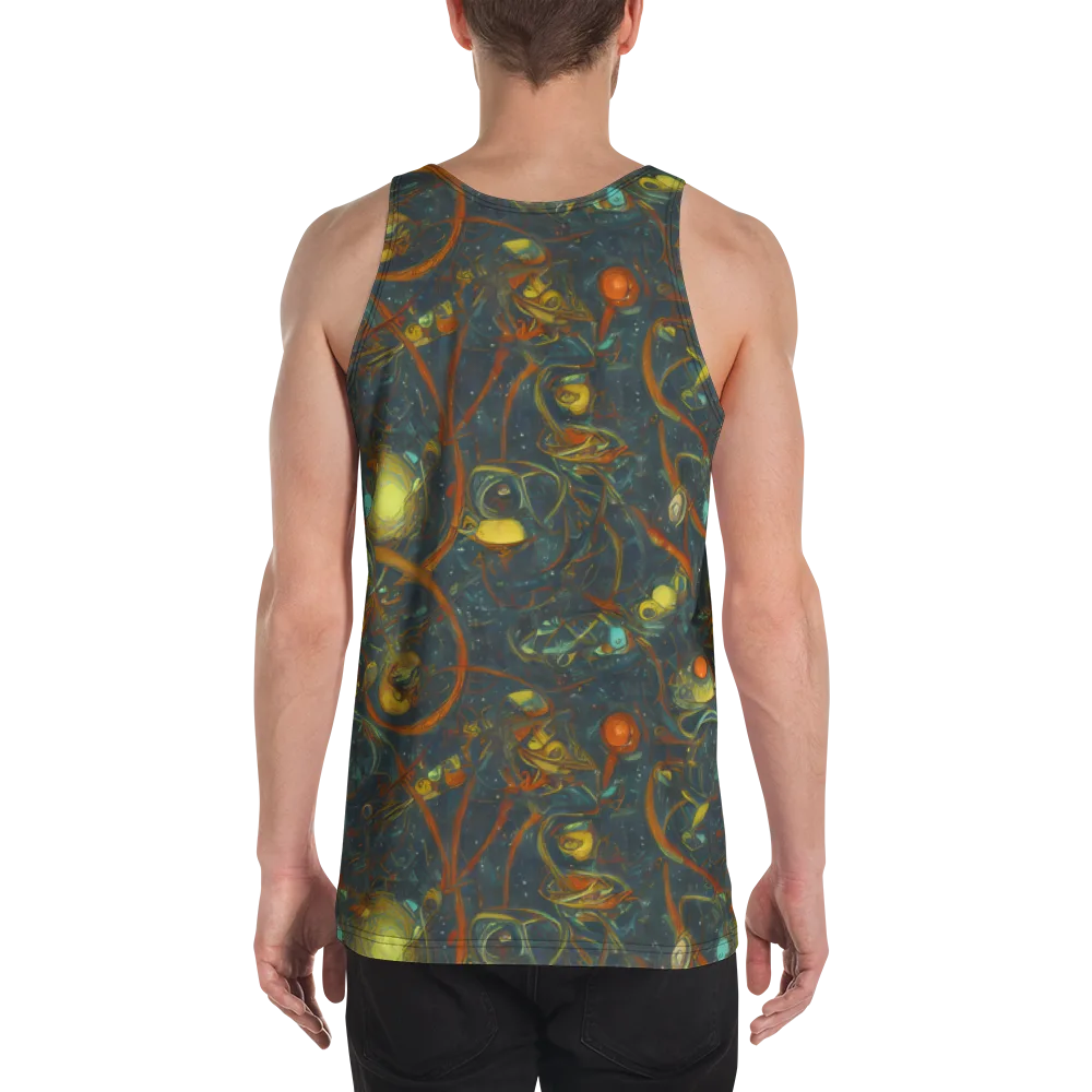 Deepwater Fire on Men's Tank Top — Back