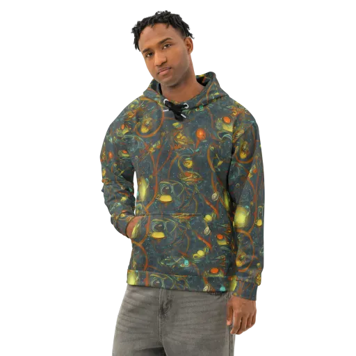 Deepwater Fire on a Cotton Hoodie