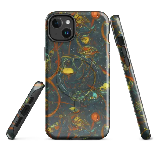 Deepwater Fire on a MagSafe Tough Case for iPhone®