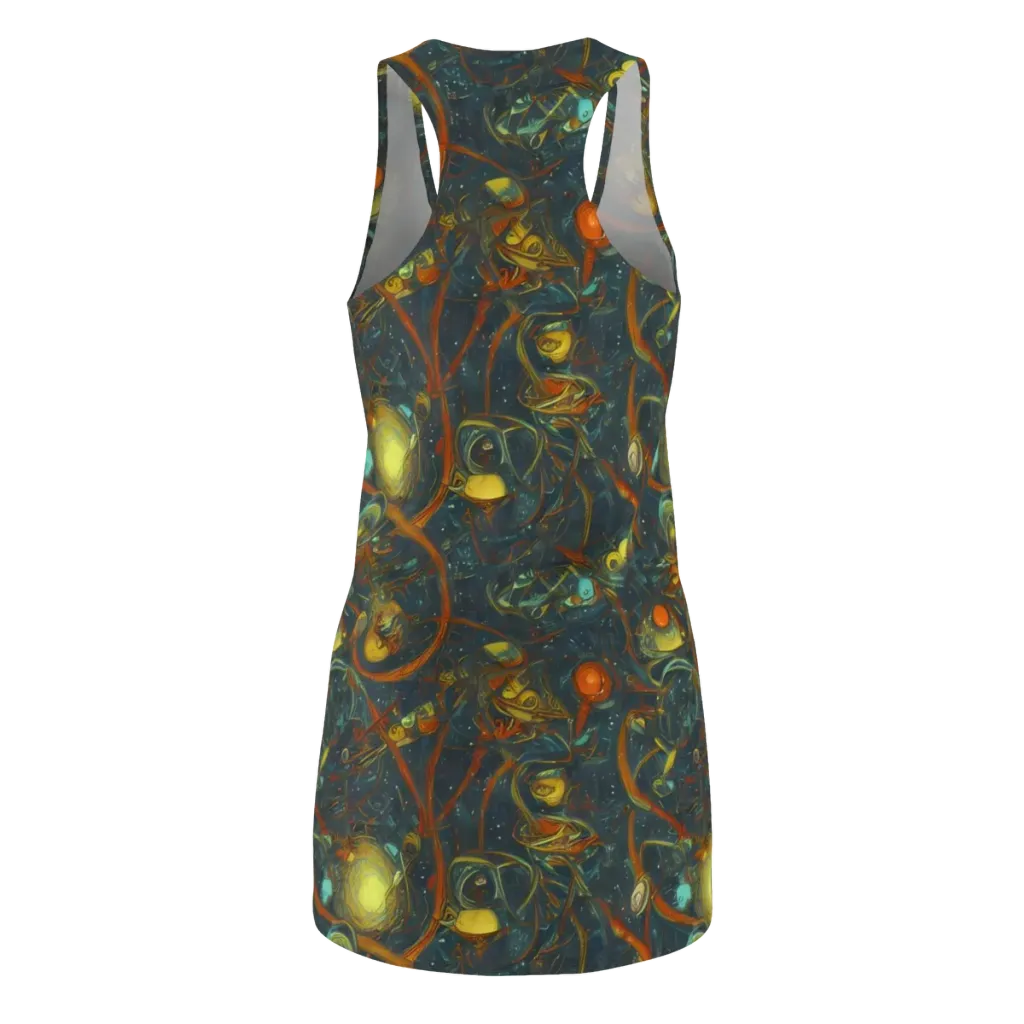 Deepwater Fire on Racerback Dress — Back