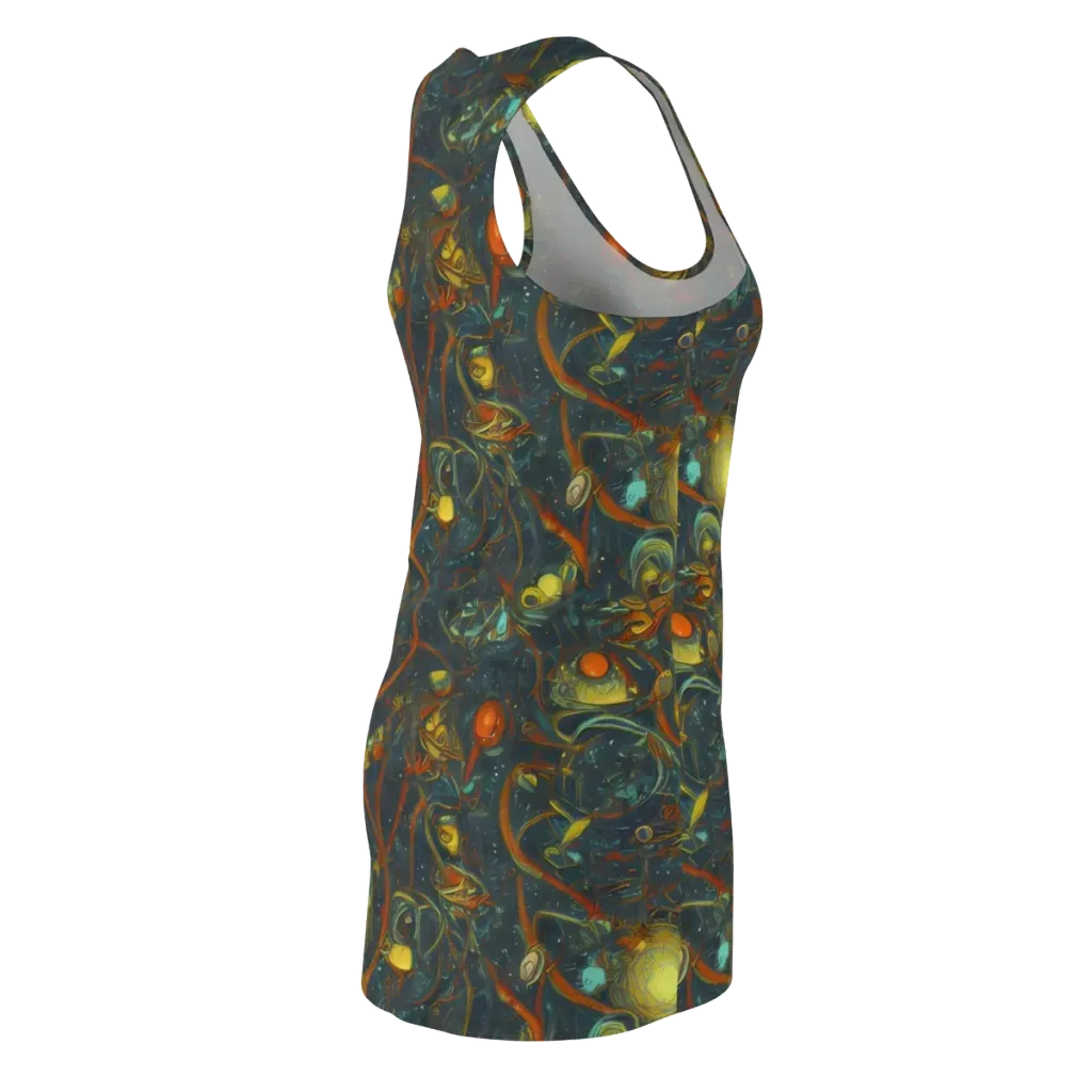 Deepwater Fire on Racerback Dress — Back Side