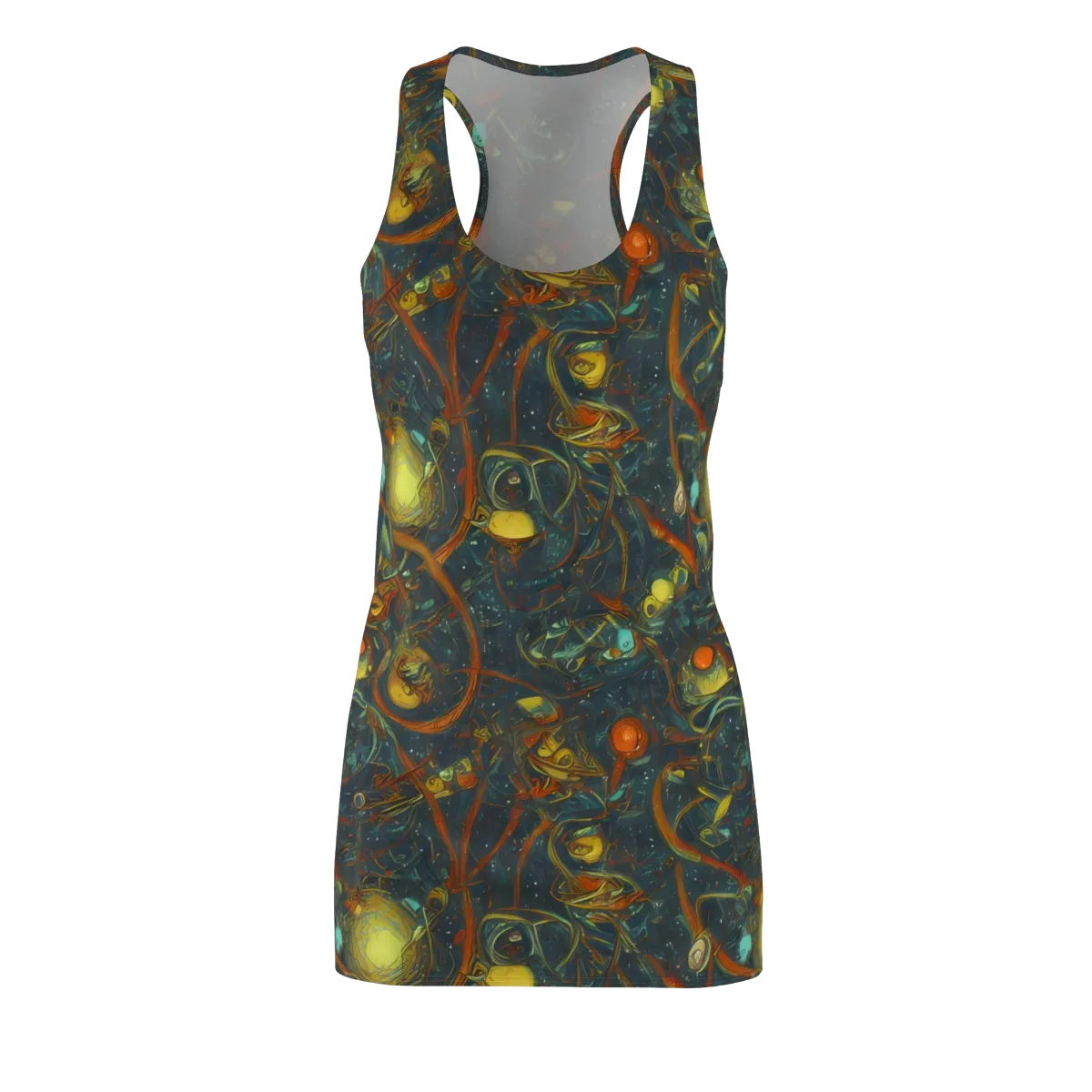 Deepwater Fire on Racerback Dress — Front