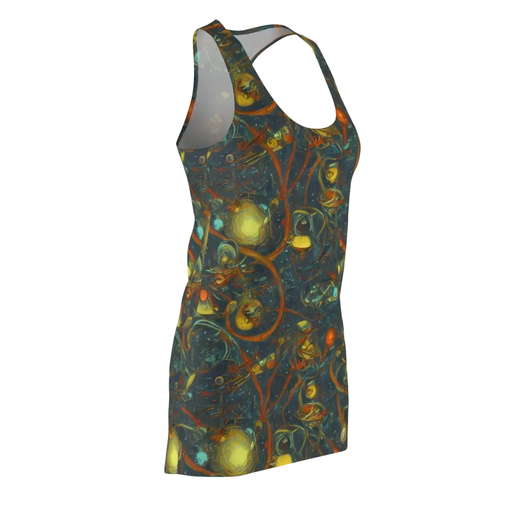 Deepwater Fire on Racerback Dress — Front Side