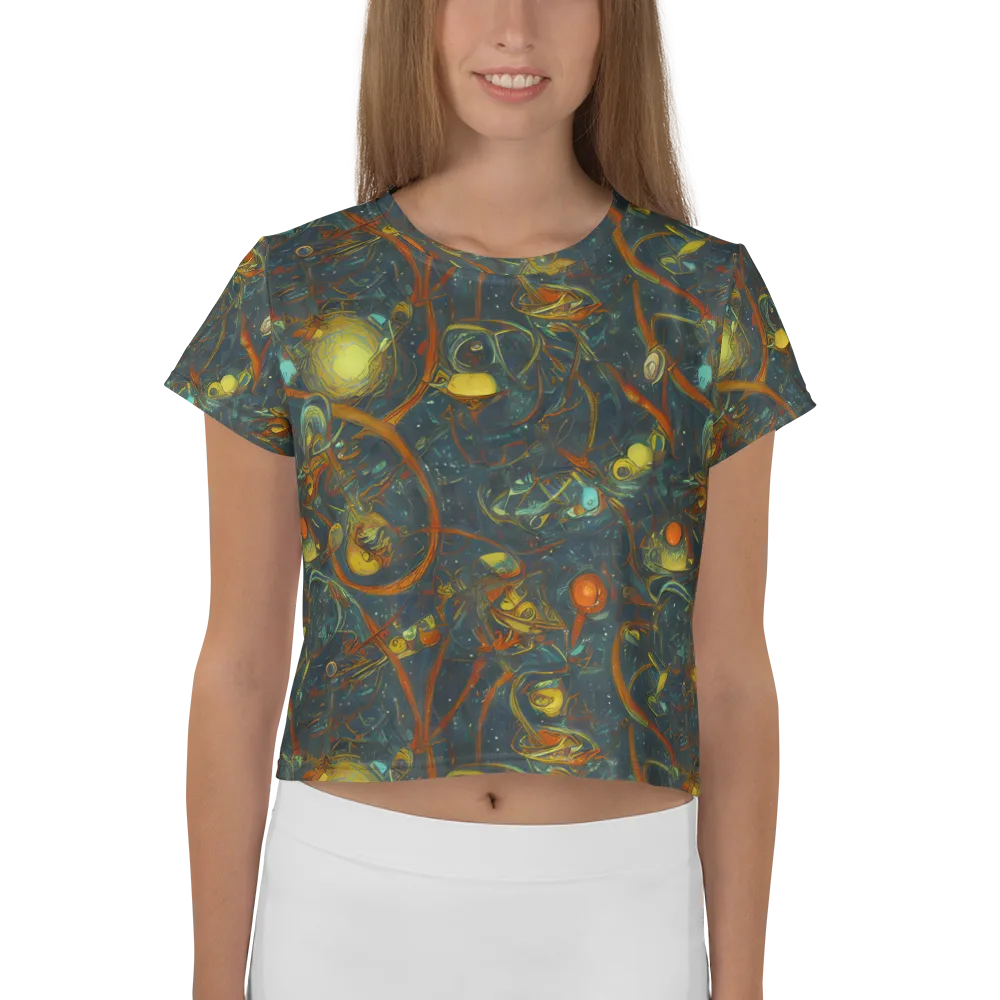 Deepwater Fire on Crop Tee — Front