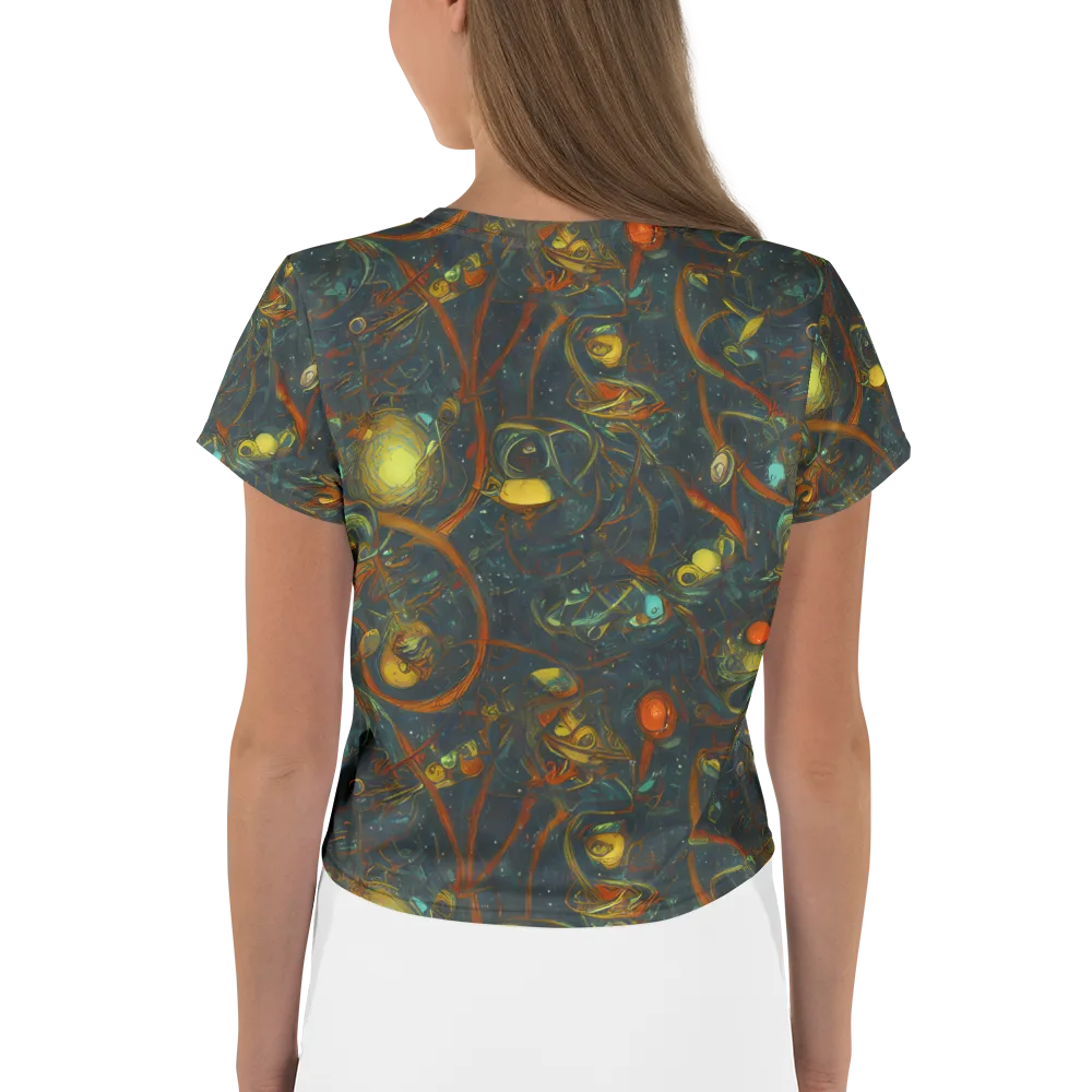 Deepwater Fire on Crop Tee — Back