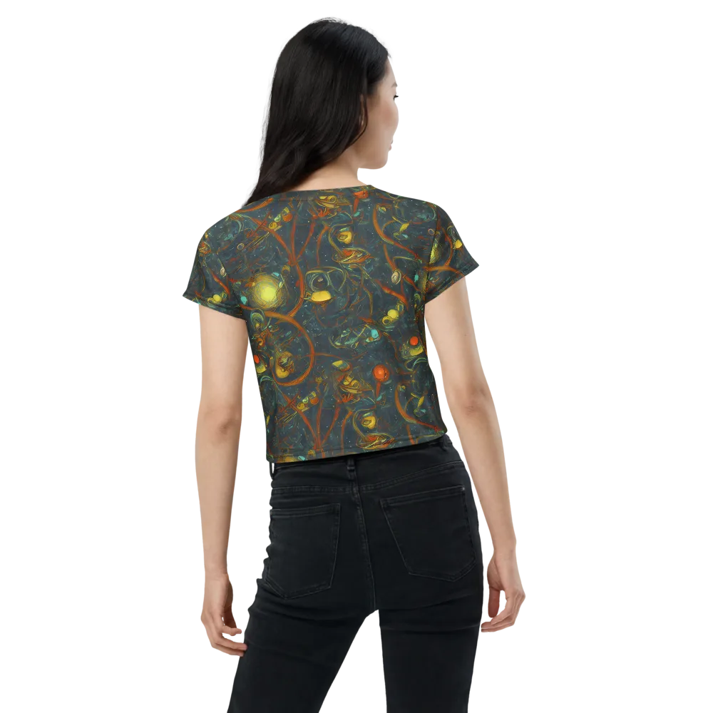 Deepwater Fire on Crop Tee — Back