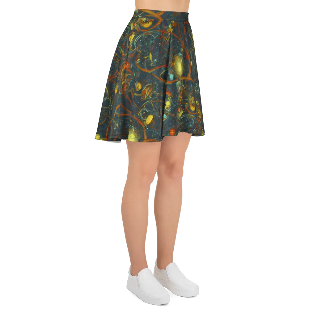 Deepwater Fire on Skater Skirt — Right