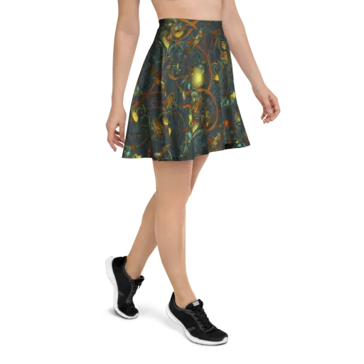 Deepwater Fire on a Skater Skirt