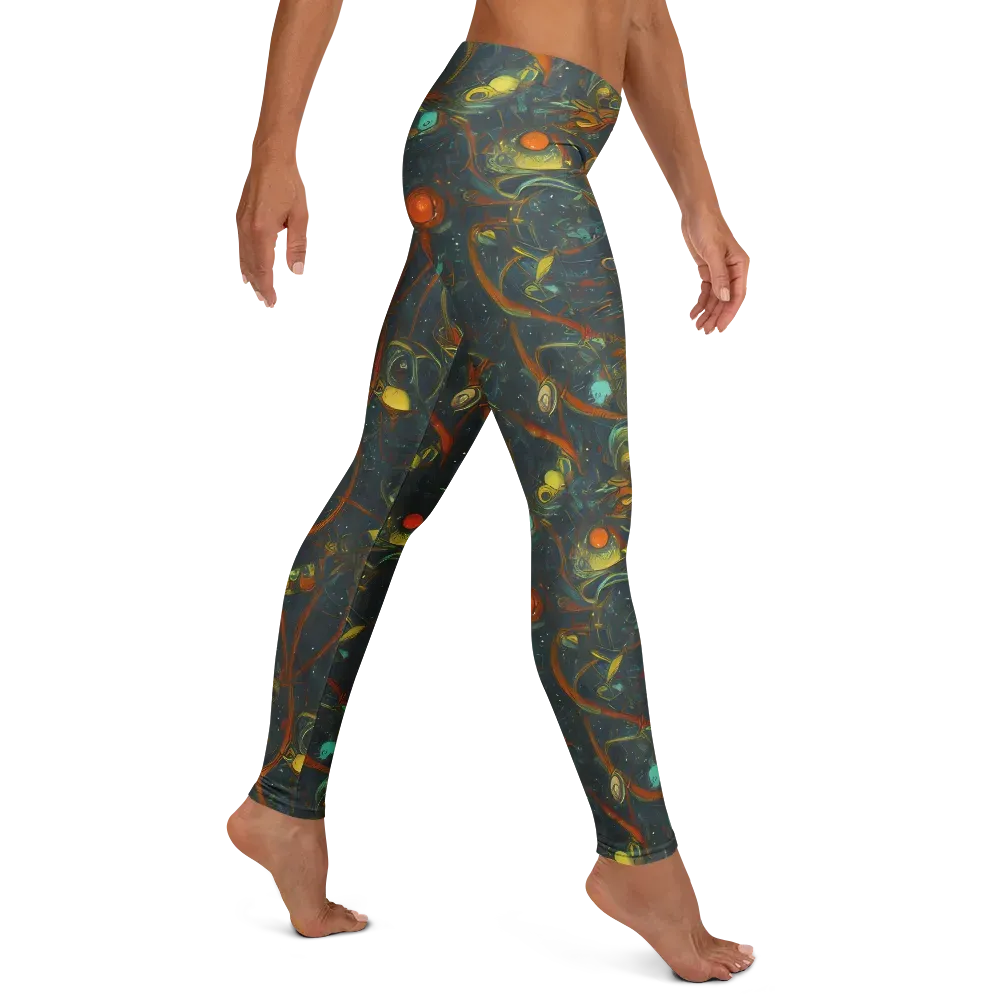 Deepwater Fire on Leggings — Right