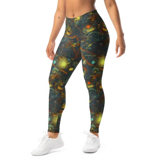 Deepwater Fire on a Leggings