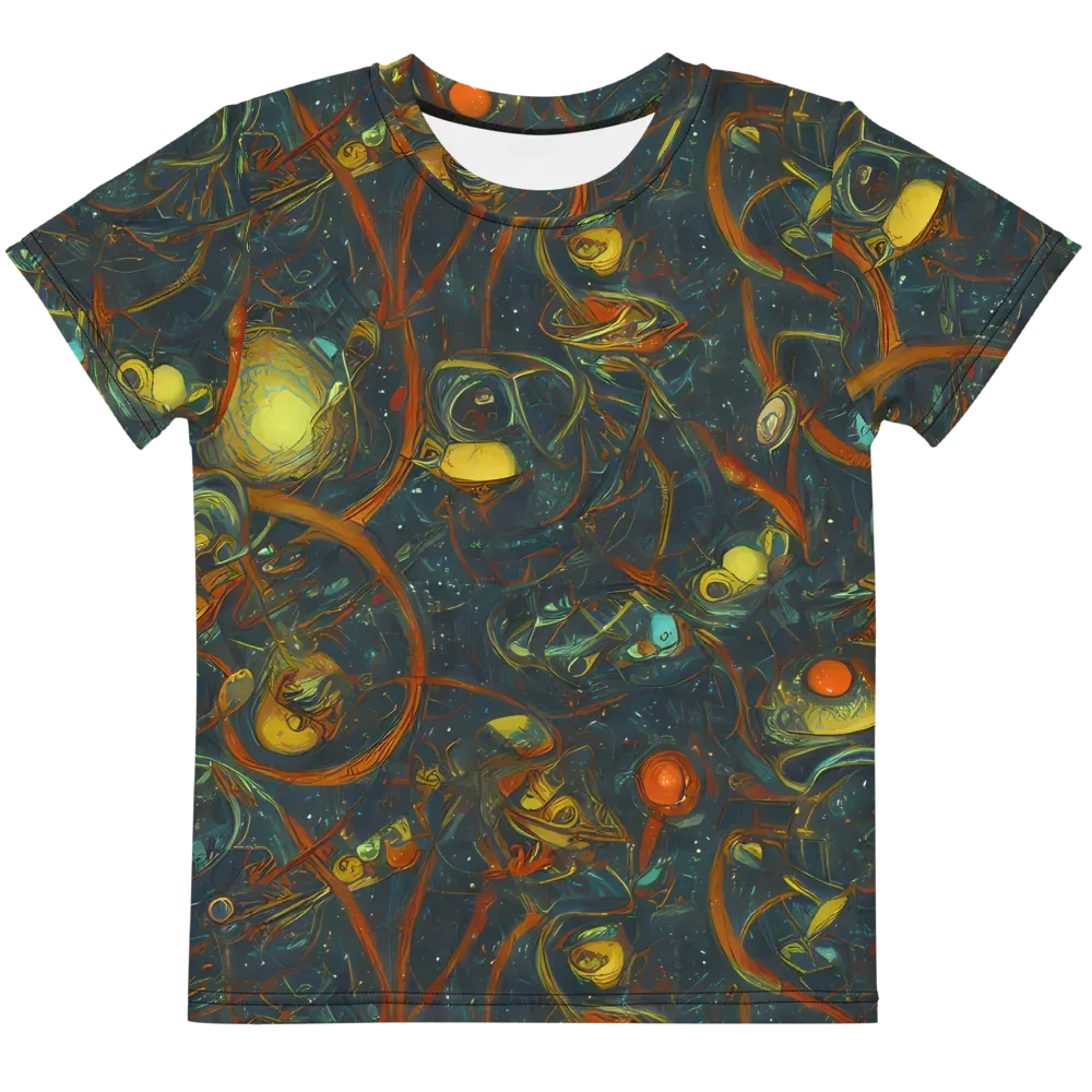 Deepwater Fire on Kids Crew Neck T-Shirt — Front