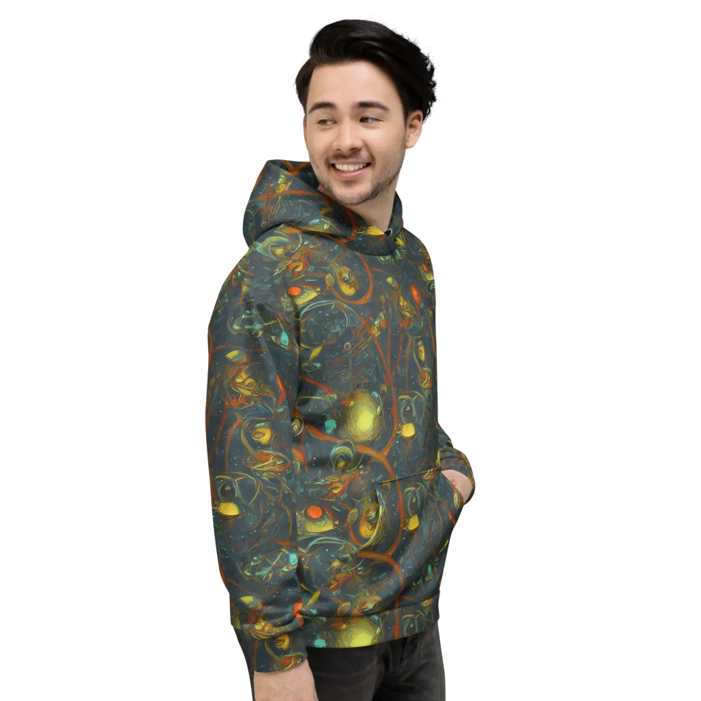 Deepwater Fire on Hoodie — Right