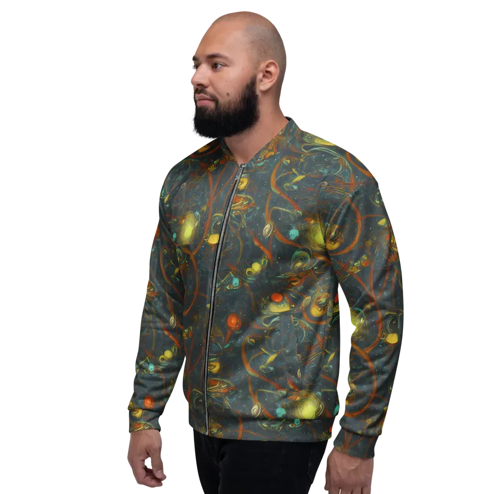 Deepwater Fire on Bomber Jacket — Left