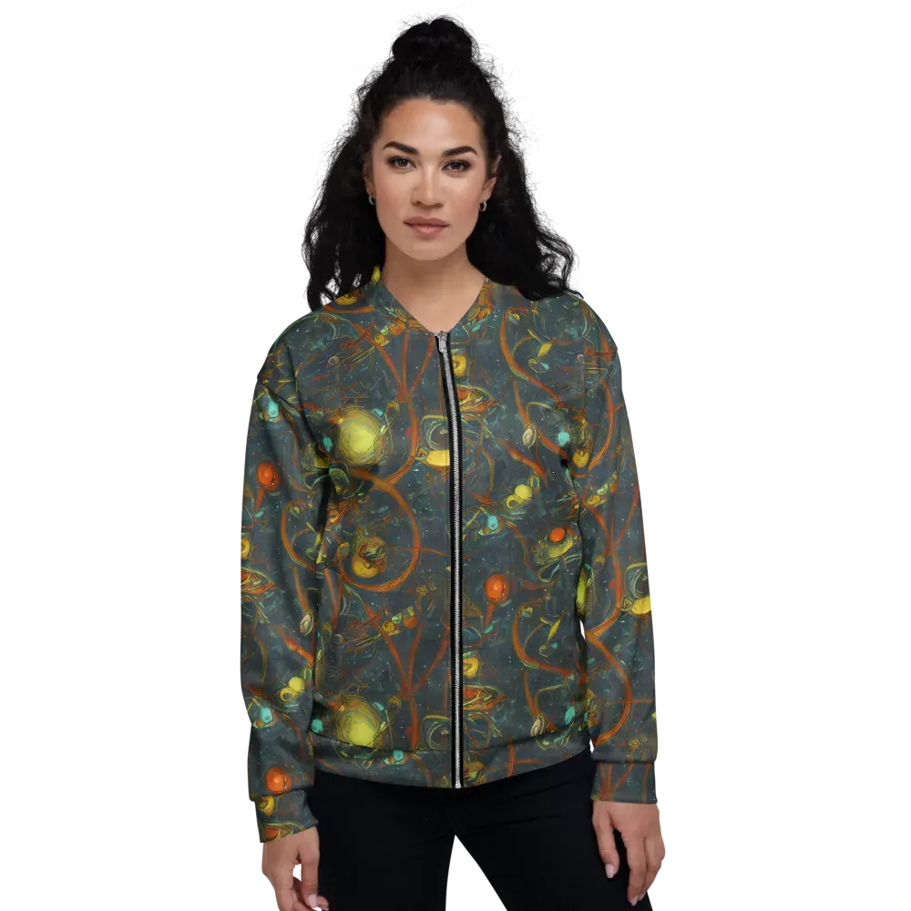 Deepwater Fire on Bomber Jacket — Front