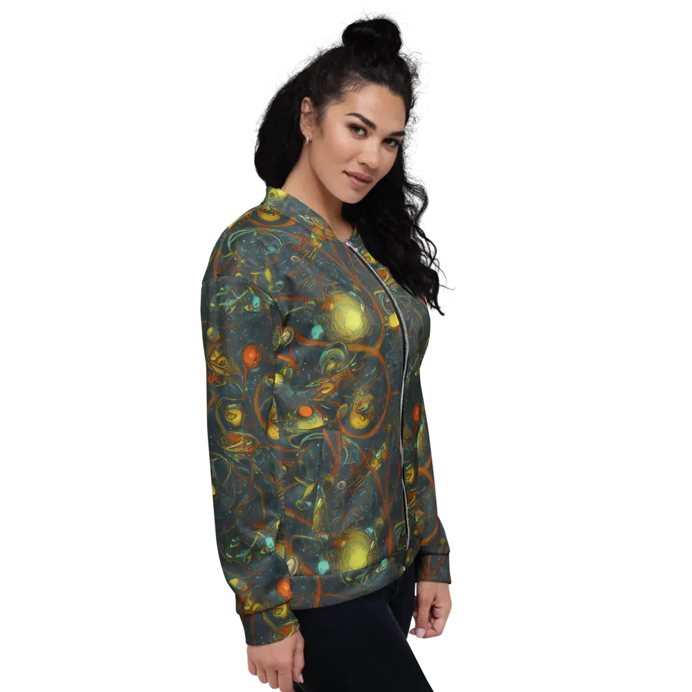 Deepwater Fire on Bomber Jacket — Right