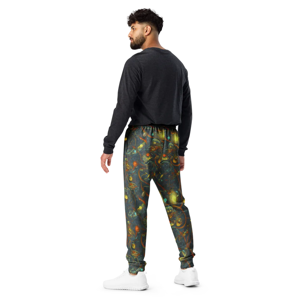 Deepwater Fire on Men's Joggers — Back