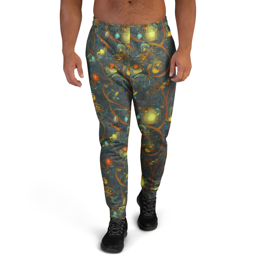 Deepwater Fire on Men's Joggers — Front