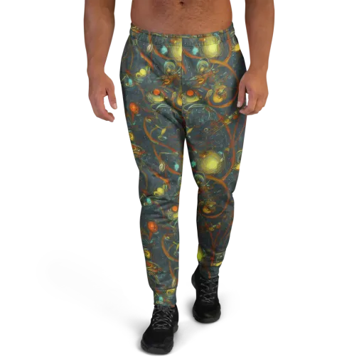 Deepwater Fire on a Men's Joggers