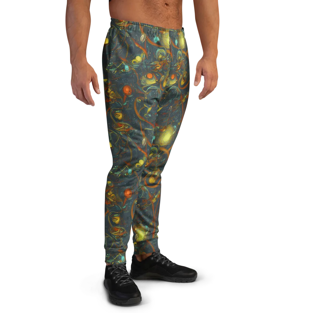 Deepwater Fire on Men's Joggers — Right