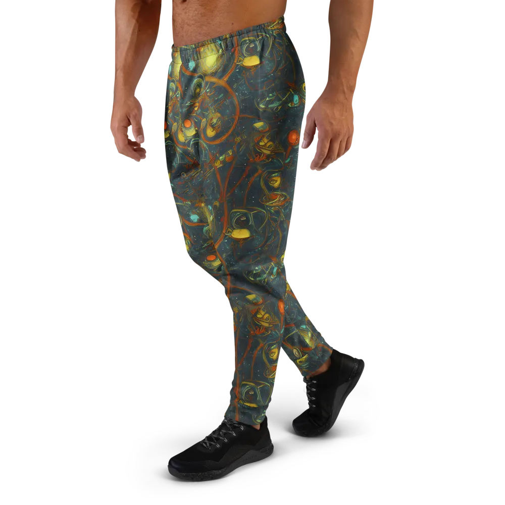 Deepwater Fire on Men's Joggers — Left