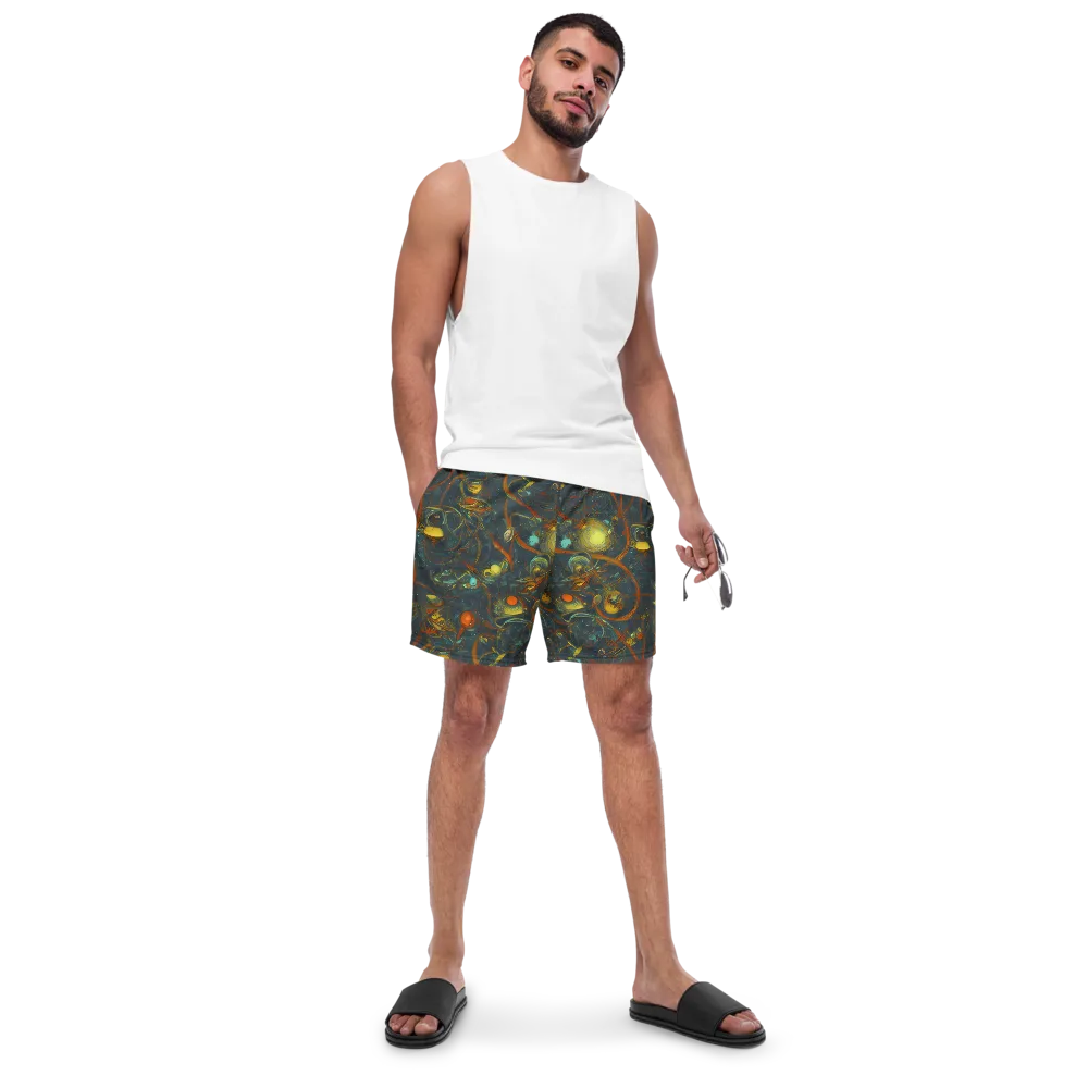 Deepwater Fire on Swim Trunks — Front