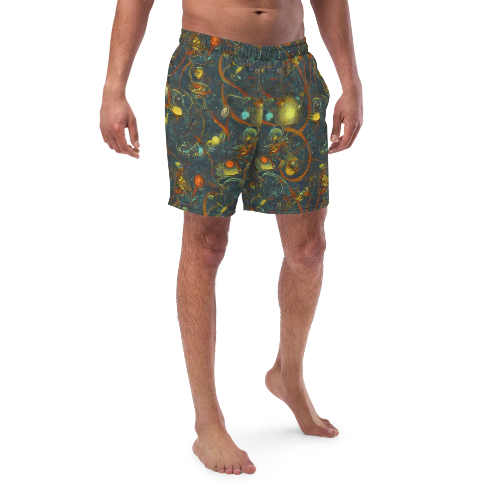 Deepwater Fire on Swim Trunks — Front