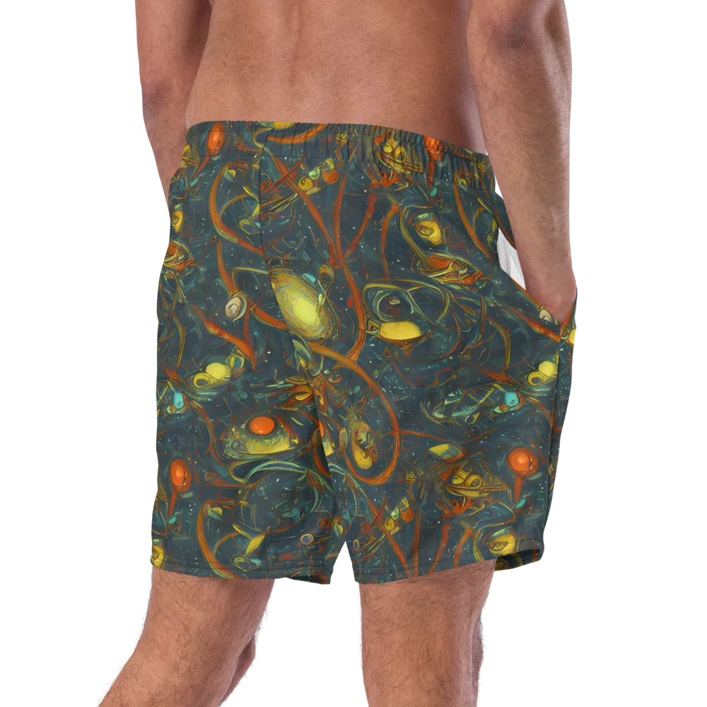 Deepwater Fire on Swim Trunks — Right Back