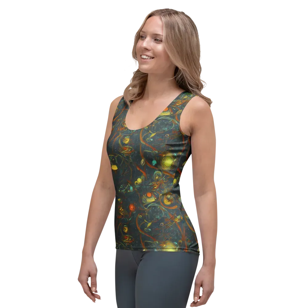 Deepwater Fire on Women's Tank Top — Left Front