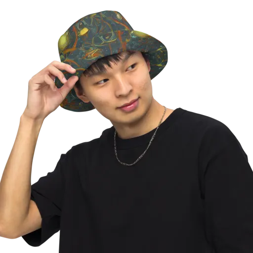 Deepwater Fire on a Reversible Bucket Hat
