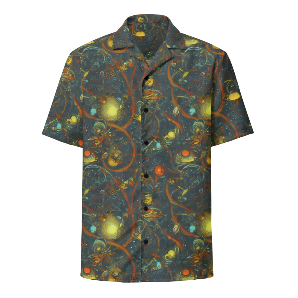 Deepwater Fire on Button Shirt — Front