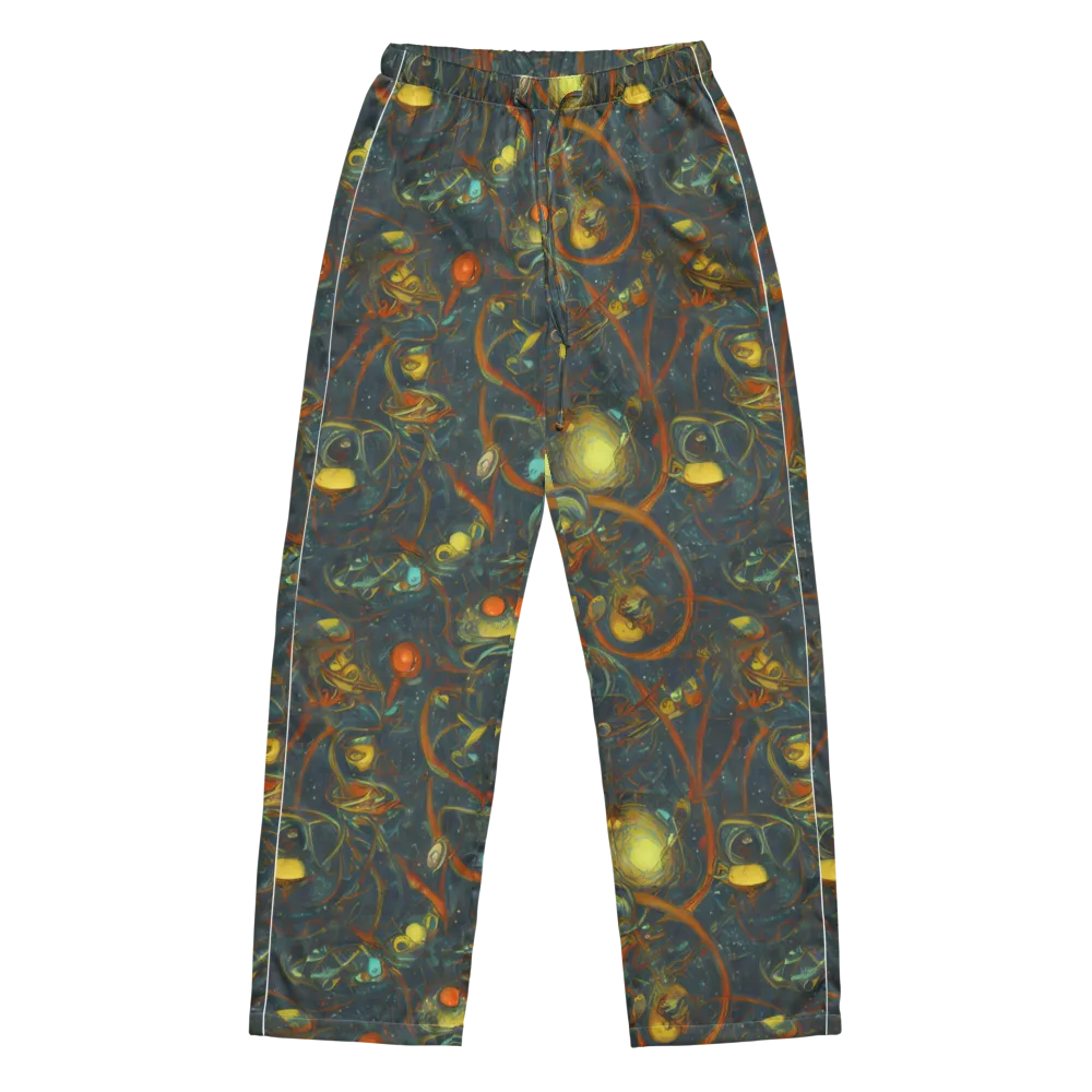 Deepwater Fire on Women's Pajama Pants — Front