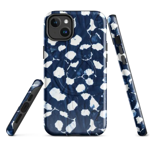 Shibori Midnight on a MagSafe Tough Case for iPhone®