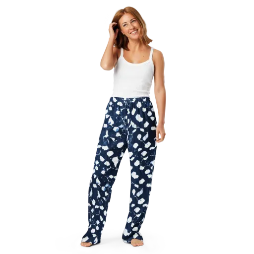 Shibori Midnight on a Women's Pajama Pants