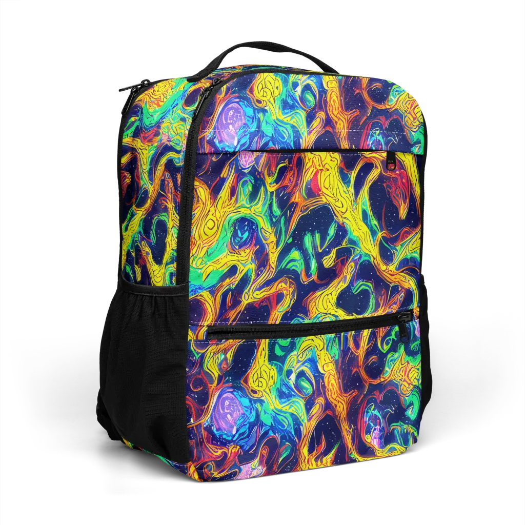 Fever Dream Galaxy on Utility Backpack — Right Front