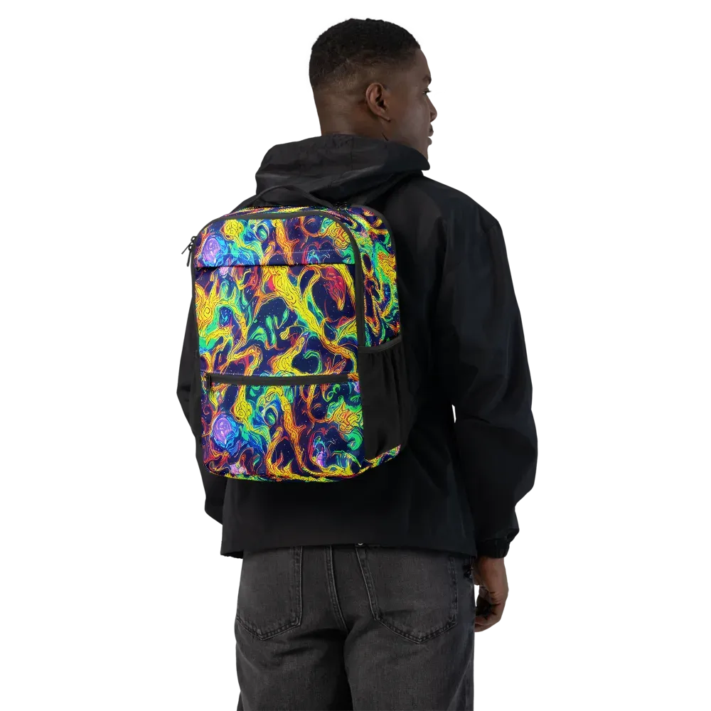 Fever Dream Galaxy on Utility Backpack — Back