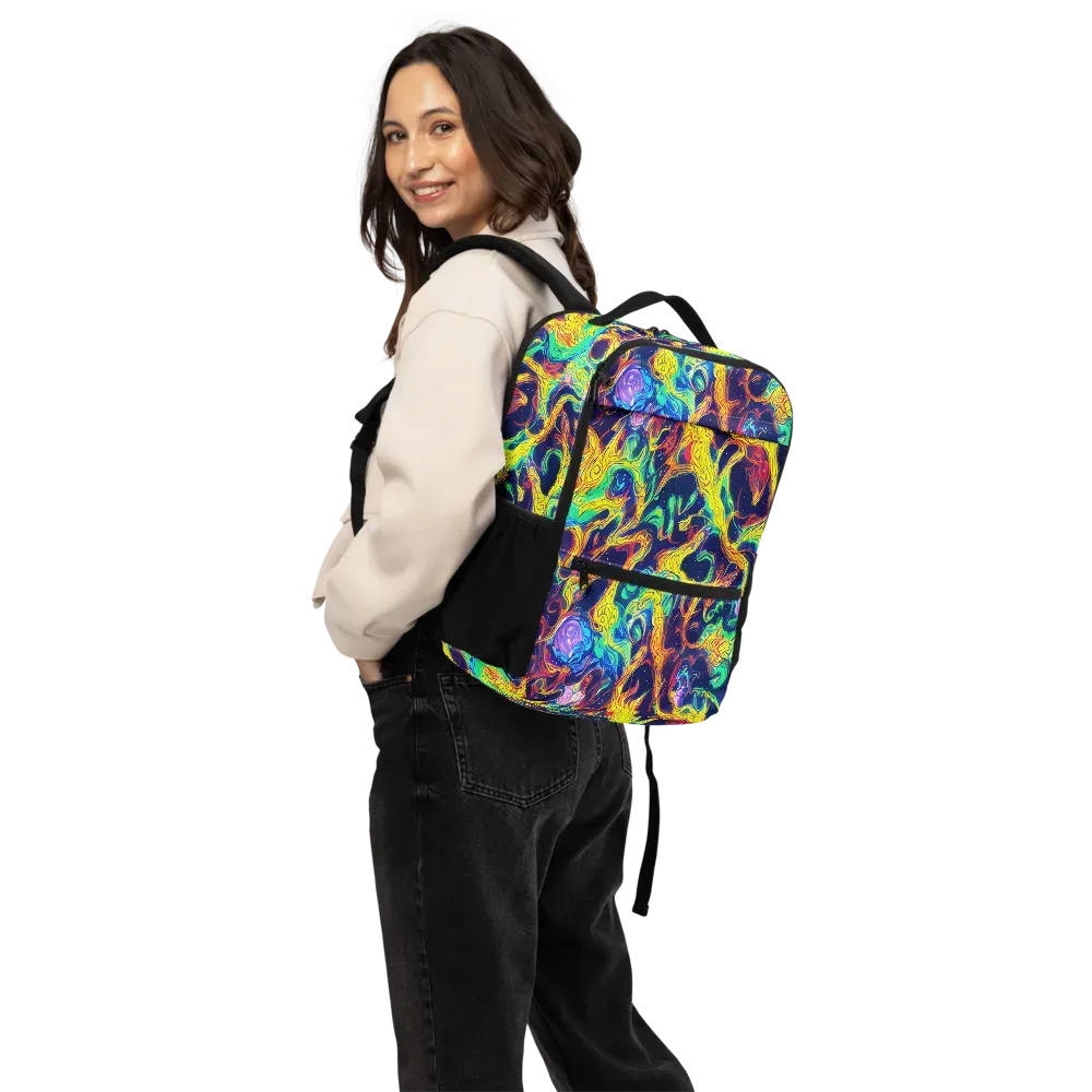 Fever Dream Galaxy on Utility Backpack — Back