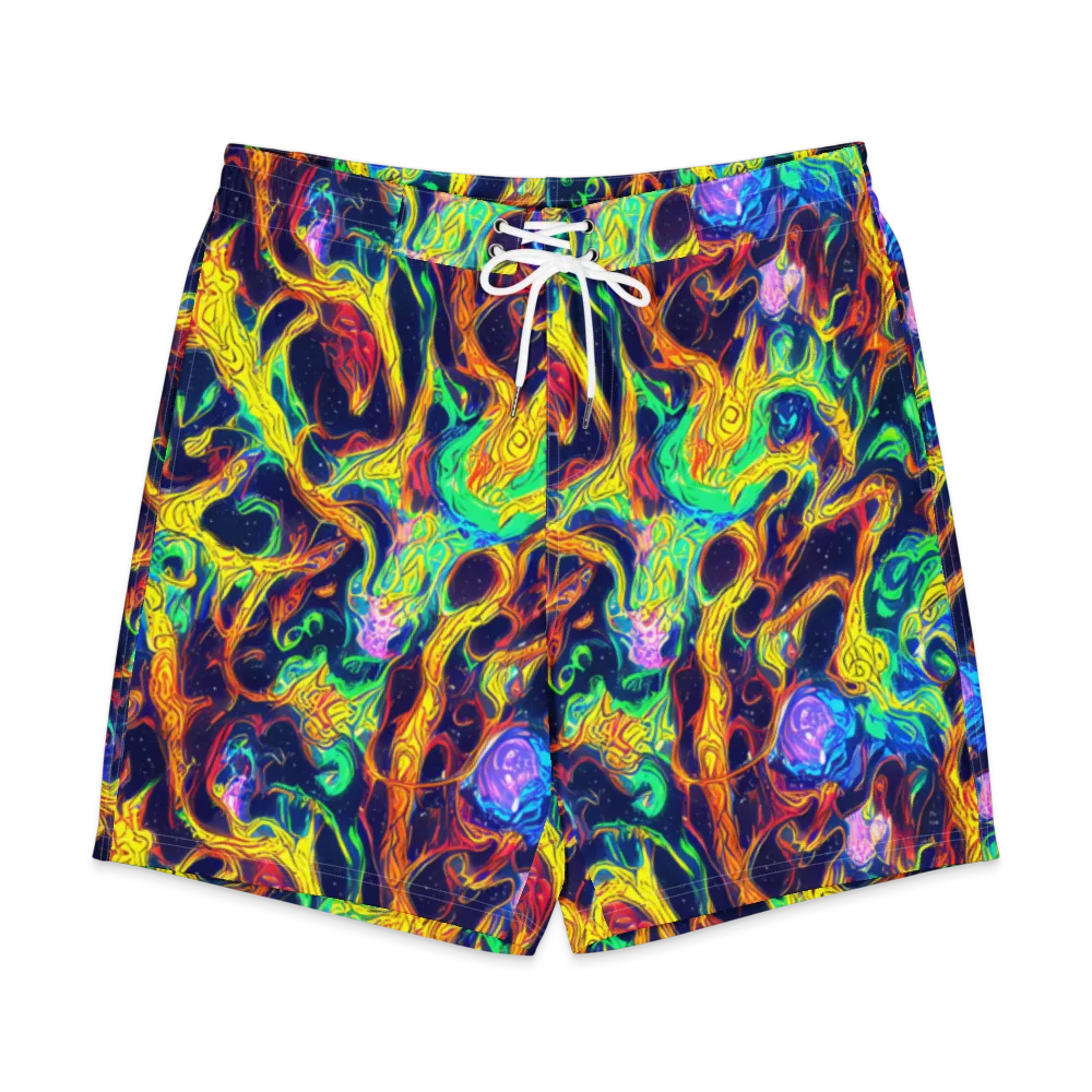 Fever Dream Galaxy on Men's Board Shorts — Front
