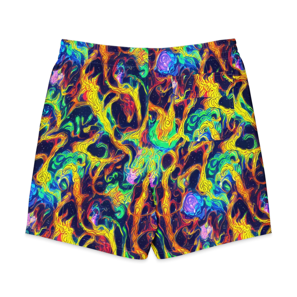 Fever Dream Galaxy on Men's Board Shorts — Back