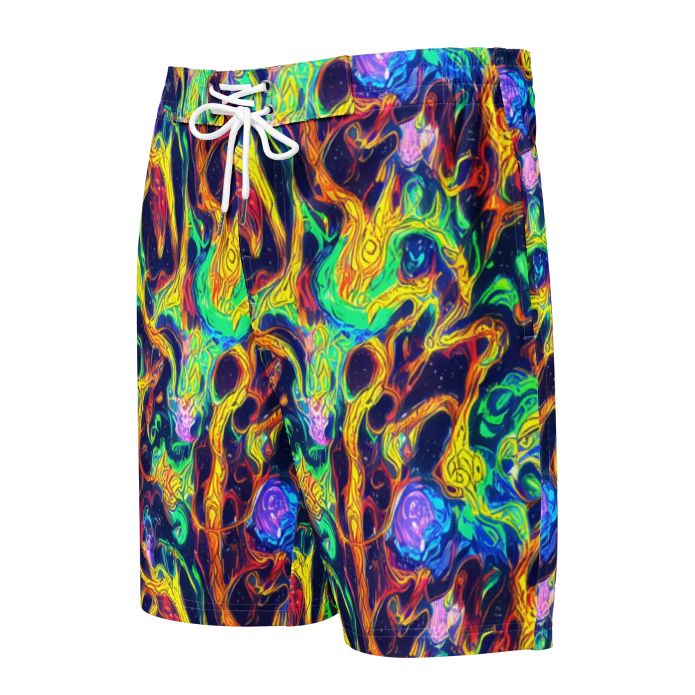 Fever Dream Galaxy on Men's Board Shorts — Front