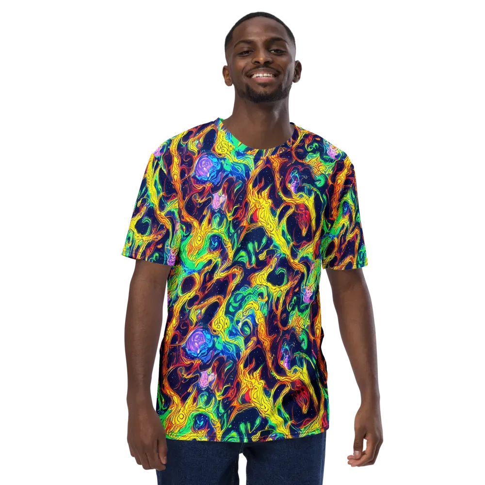 Fever Dream Galaxy on Men's Crew Neck T-Shirt — Front