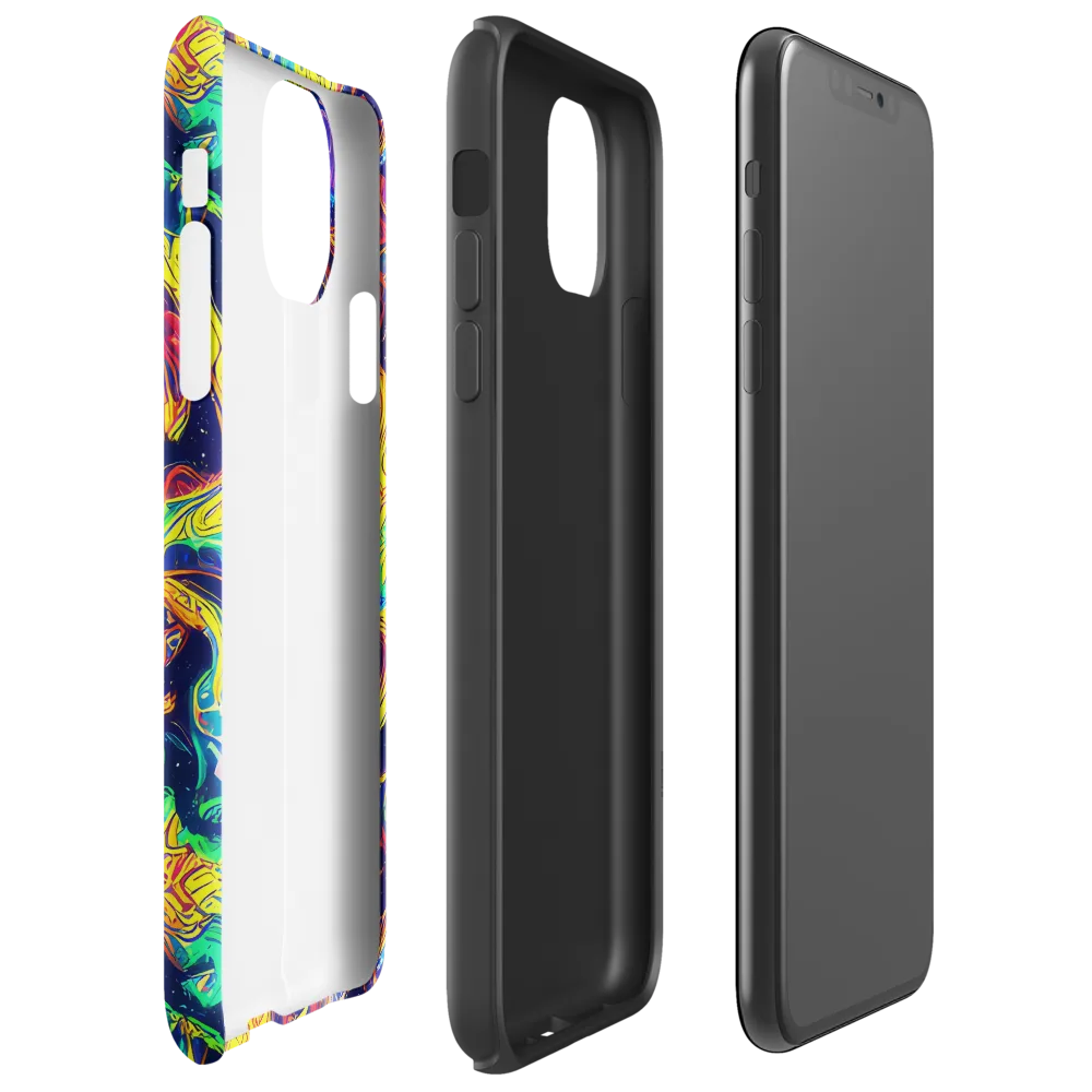Fever Dream Galaxy on Tough Case for iPhone® — Right