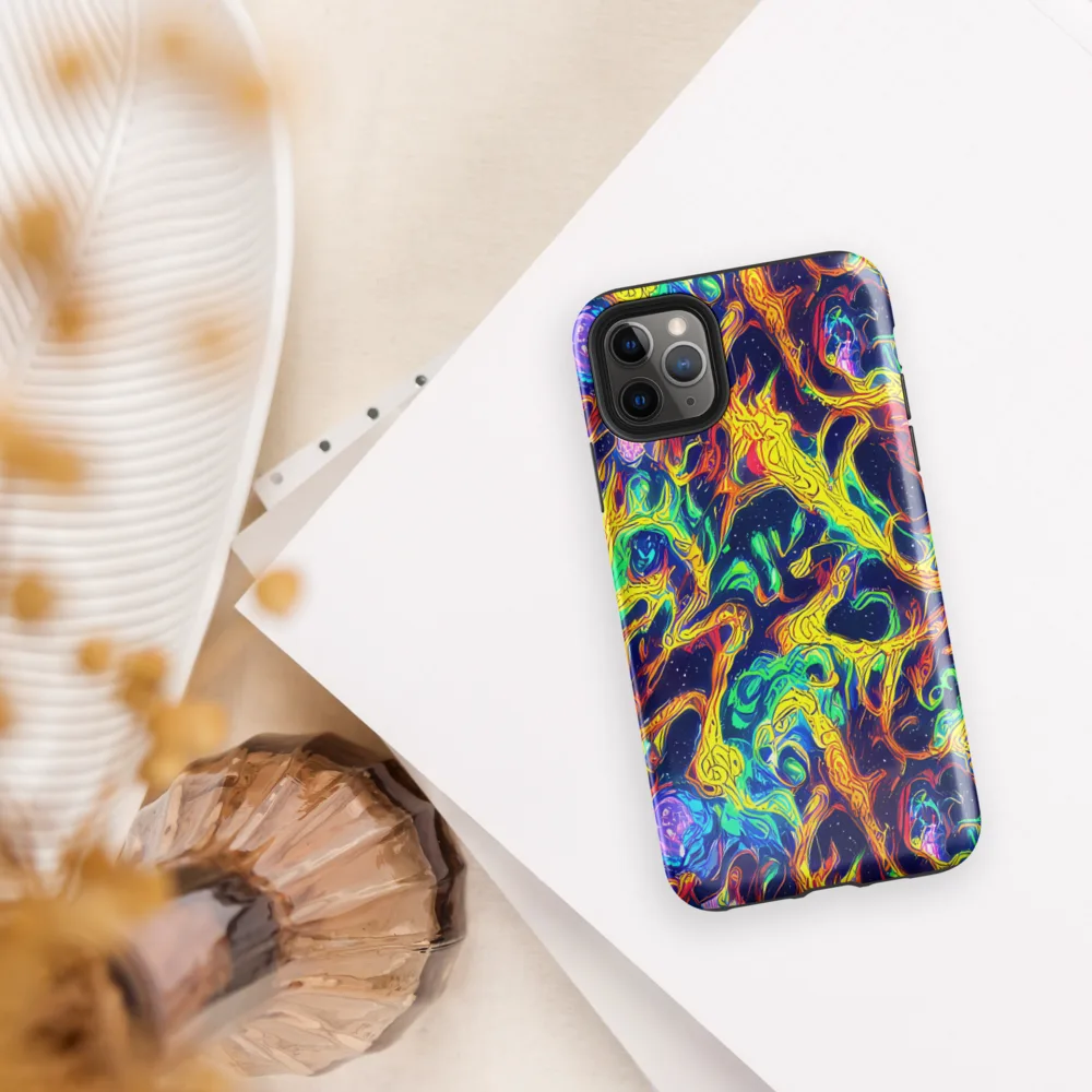 Fever Dream Galaxy on Tough Case for iPhone® — Front