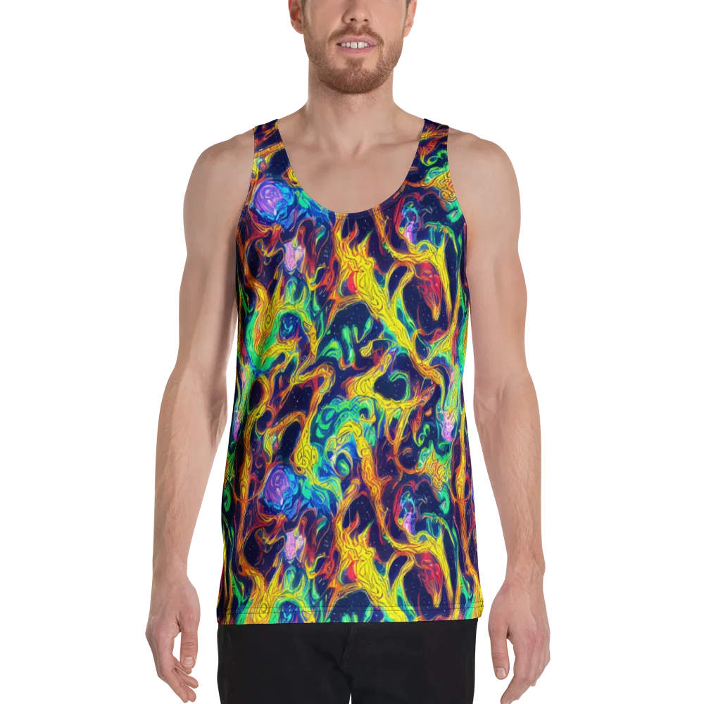 Fever Dream Galaxy on Men's Tank Top — Front