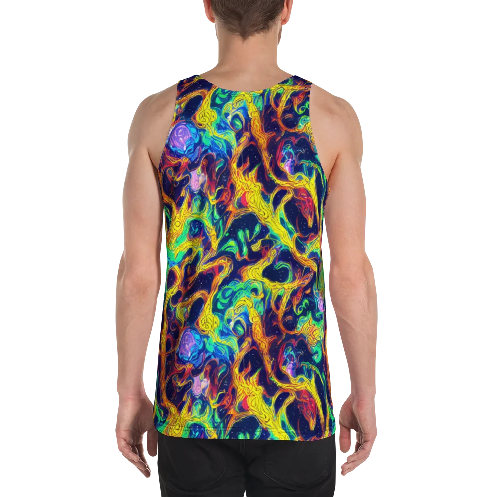 Fever Dream Galaxy on Men's Tank Top — Back