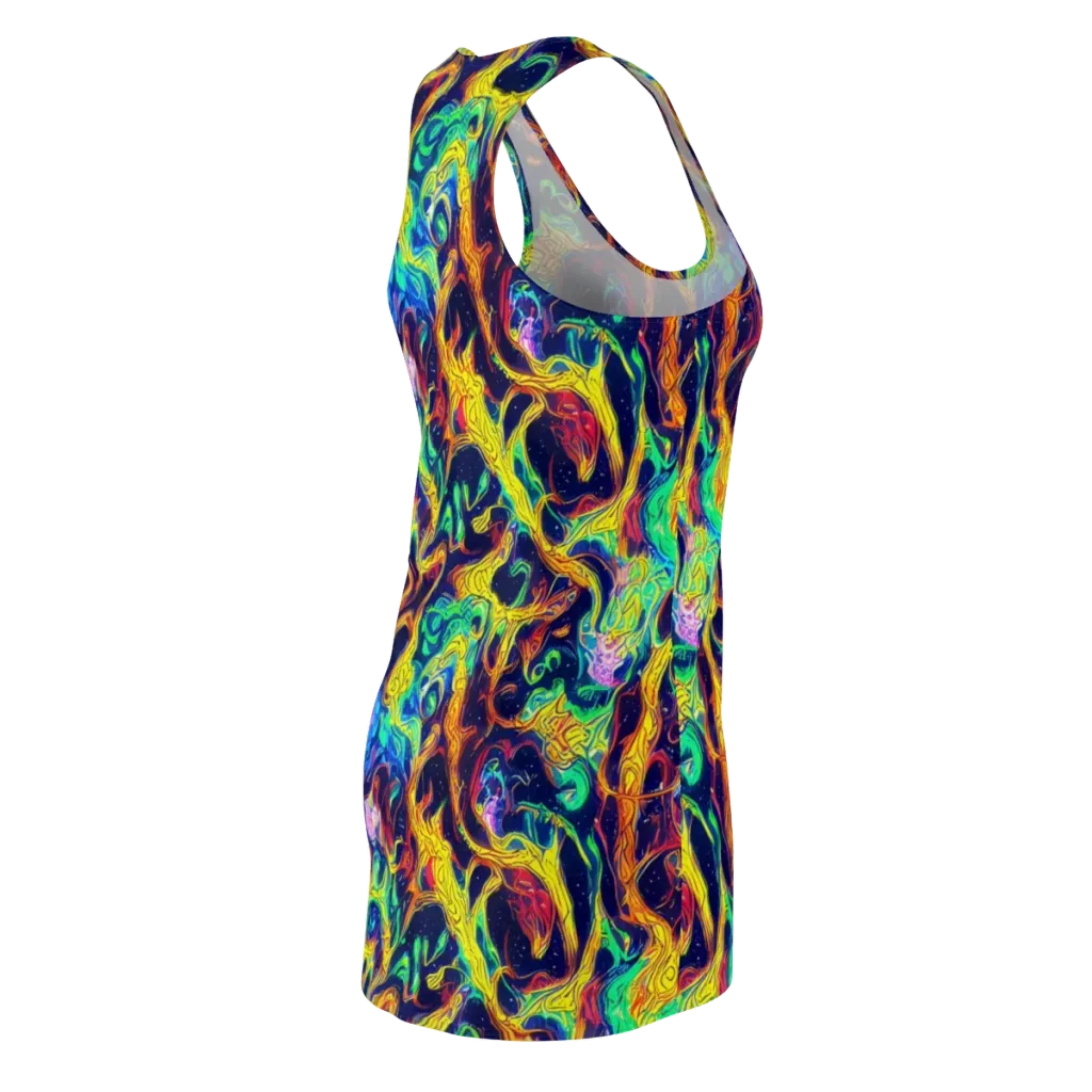 Fever Dream Galaxy on Racerback Dress — Back Side