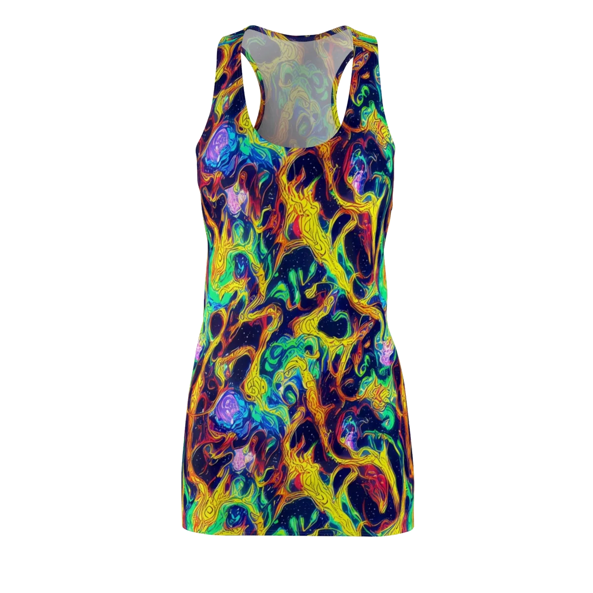 Fever Dream Galaxy on Racerback Dress — Front