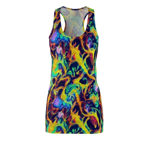 Fever Dream Galaxy on a Racerback Dress